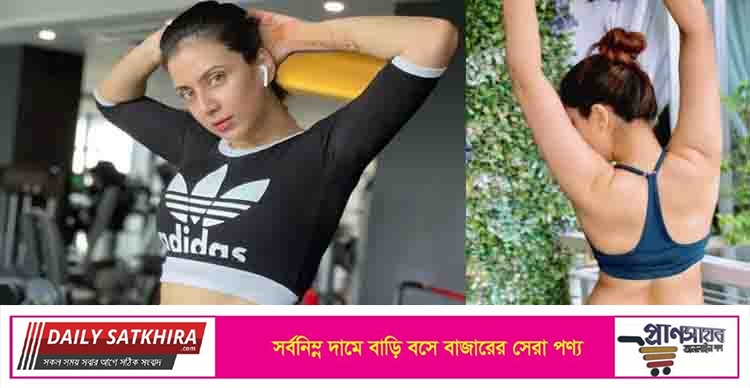 মেদহীন হতে জিমে ঘাম ঝরাচ্ছেন মিম