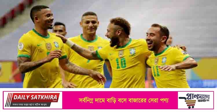 ভেনেজুয়েলাকে ৩-০ গোলে উড়িয়ে কোপায় ব্রাজিলের উড়ন্ত সূচনা