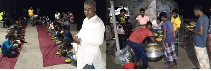 লকডাউনে কালিগঞ্জের এক ইউপি চেয়ারম্যানের পিকনিক !