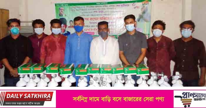 সাতক্ষীরায় বিনা মূল্যে বাড়ি বাড়ি অক্সিজেন পৌছে দেবে ছাত্রলীগ