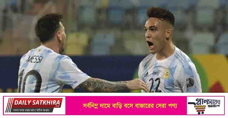 মেসি ম্যাজিকে ইকুয়েডরকে হারিয়ে সেমিতে আর্জেন্টিনা