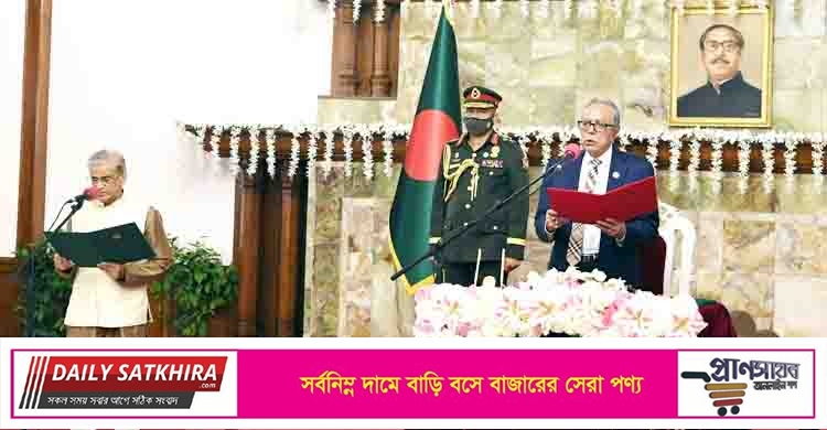 নতুন প্রতিমন্ত্রী হিসেবে শপথ নিলেন শামসুল আলম