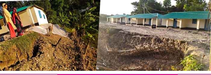 সাতক্ষীরায় রাতারাতি ভেঙে ফেলা হল প্রধানমন্ত্রীর দেওয়া মুজিববর্ষের ৭টি ঘর !
