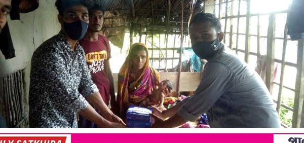 শ্যামনগরের এতিম শিশুকে দুধ ও স্বাস্থ্য সামগ্রি উপহার পাঠালেন জেলা ছাত্রলীগ সভাপতি আশিক