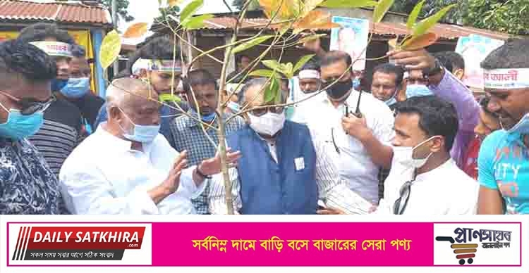 দেবহাটায় বৃক্ষরোপণ কর্মসূচি উদ্বোধন করলেন রুহুল হক এমপি