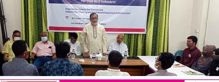 রেড ক্রিসেন্ট সাতক্ষীরা ইউনিটের প্রাথমিক চিকিৎসা-উদ্ধার এবং অনুসন্ধান বিষয়ক ট্রেনিং উদ্বোধন