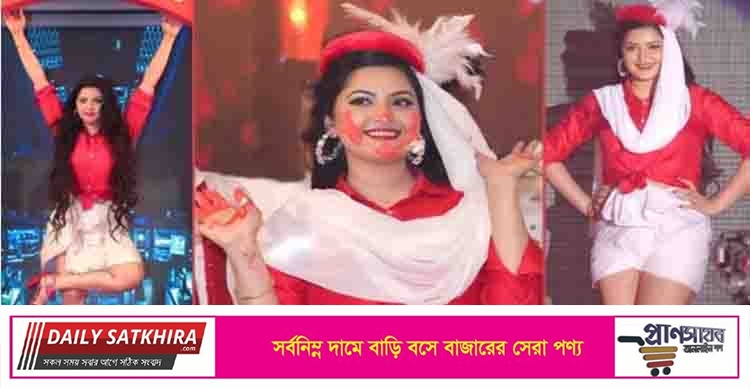 পরী জন্মদিনে লাল জামা-সাদা ধুতিতে নাচলেন এবং নাচালেন