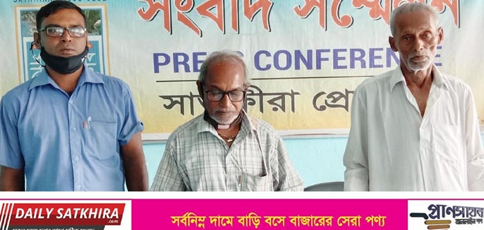 পাটকেলঘাটায় মন্দিরের নামে সরকারি সম্পত্তি দখল চেষ্টার প্রতিবাদে সংবাদ সম্মেলন