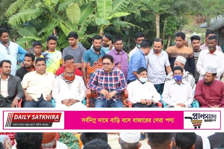 শ্যামনগরে চেয়ারম্যান জহিরুল হায়দার বাবুর মতবিনিময় সভা