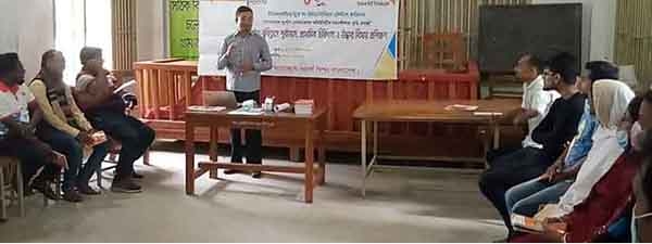 কালিগঞ্জে দূর্যোগ ঝুকি-হ্রাস পূর্বাভাস ও প্রাথমিক চিকিৎসা বিষয়ে প্রশিক্ষণ