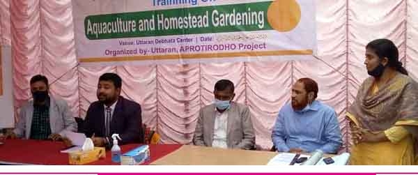 দেবহাটায় সবজি ও সমন্বিত মাছ চাষ বিষয়ক প্রশিক্ষণ