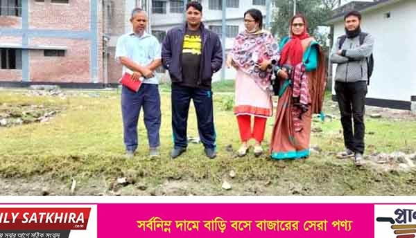 আশাশুনি হাসপাতালে শাপলা চত্বরের উদ্বোধন