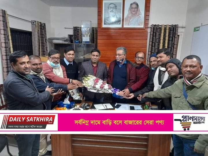 কলারোয়া প্রেসক্লাব নেতৃবৃন্দের সাথে নবাগত ওসির মতবিনিময়