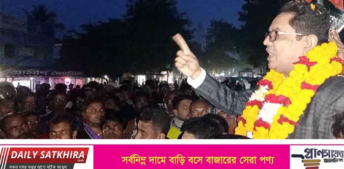 ইউনিয়ন বাসীর ভালোবাসায় সিক্ত শ্যামনগরে নৌকার মাঝি জহুরুল হায়দার