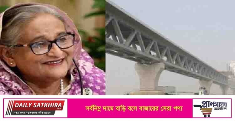 পদ্মা সেতুতে হেঁটেছেন প্রধানমন্ত্রী শেখ হাসিনা