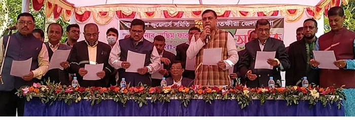 বাংলাদেশ জুয়েলার্স সমিতি সাতক্ষীরা জেলা শাখার নব-গঠিত কমিটির অভিষেক