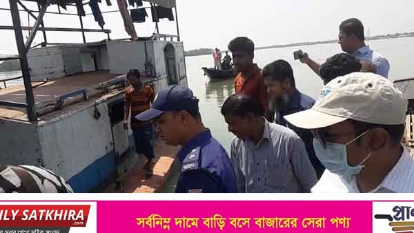 শ্যামনগরে অবৈধভাবে বালু উত্তোলন করায় ৫০ হাজার টাকা জরিমানা