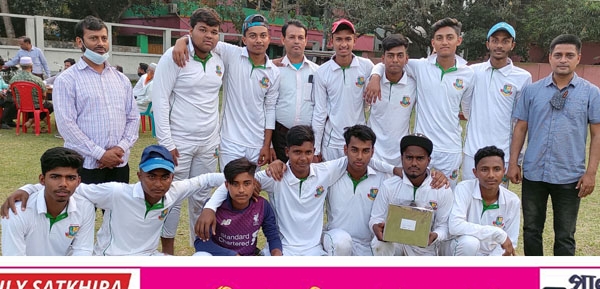সাতক্ষীরায় উপজেলা পর্যায়ের ফাইনাল খেলায় ডিবি ইউনাইটেড হাইস্কুল বিজয়ী