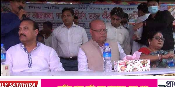 গণতান্ত্রিক দেশে ধর্ম বর্ণ নির্বিশেষে সকল মানুষের অধিকার সমান –সাতক্ষীরায় প্রতিমন্ত্রী স্বপন ভট্রাচার্য্য