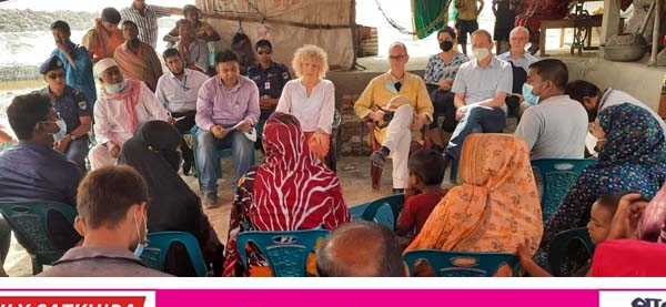 সুন্দরবন এলাকা পরিদর্শন করলেন জার্মান ক্লাইমেট সেক্রেটারী ও জার্মান রাষ্ট্রদূত