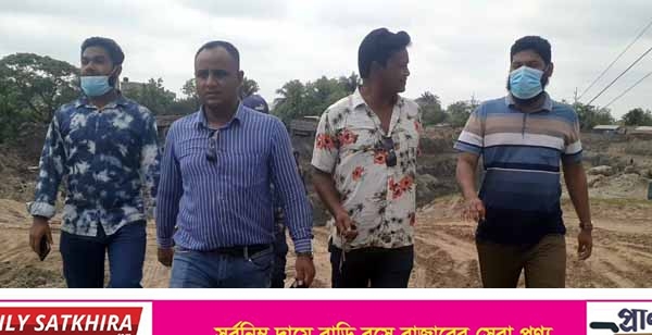 বিনেরপোতা এলাকা থেকে অবৈধভাবে মাটি বিক্রি : প্রশাসনের অভিযান