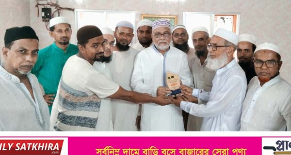 নজরুল ইসলাম জেলা পরিষদের প্রশাসক হ‌ওয়ায় সুলতানপুর দক্ষিণপাড়া জামে মসজিদের সংবর্ধনা
