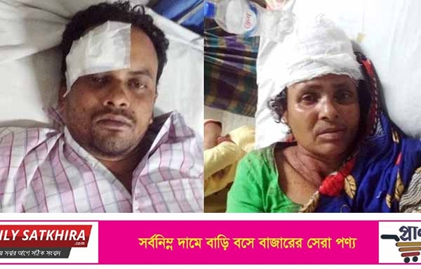 বুধহাটায় জমিজমা সংক্রান্ত বিরোধের জেরে মা-ছেলেকে কুপিয়ে জখম