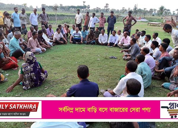 তালায় ভূমিদস্যু মোস্তাককে ঘের ছাড়তে সর্বশেষ তিন দিনের আল্টিমেটাম