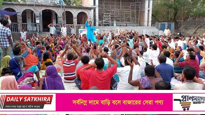 শ্যামনগরে এমপি জগলুল হায়দারের উঠান বৈঠক