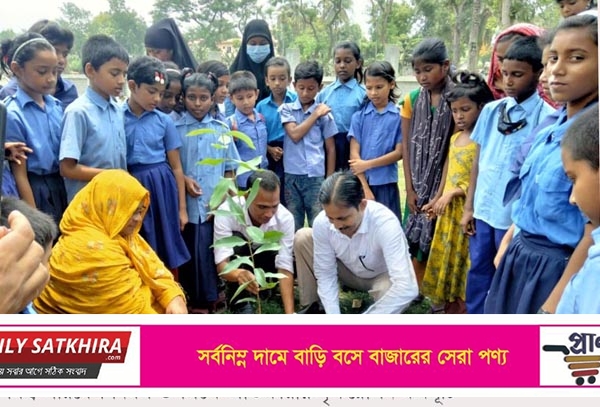 বিশ্ব পরিবেশ দিবস উপলক্ষে সাতক্ষীরায় বৃক্ষরোপন কর্মসূচি