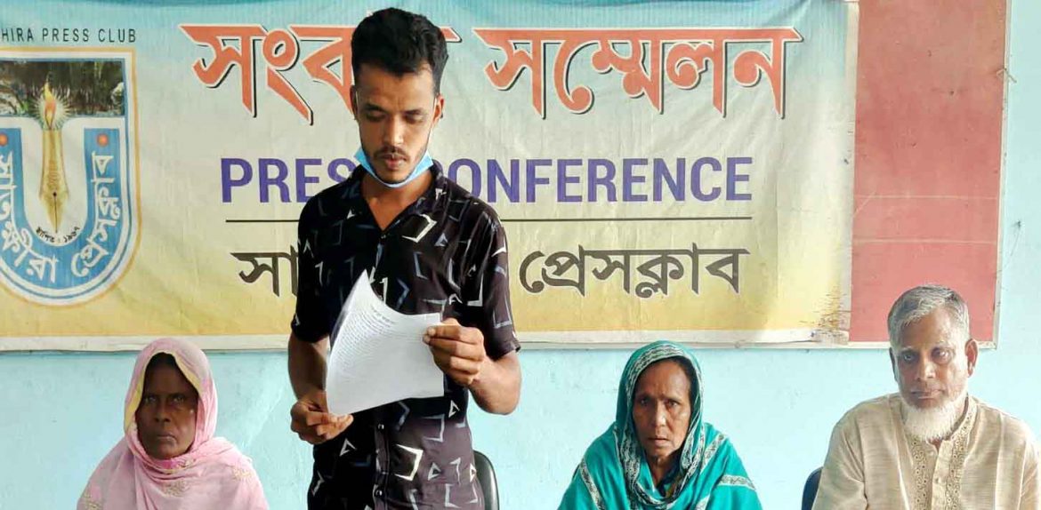 শ্যামনগরে ডাবল হত্যা মামলার আসামী জামিনে মুক্তি পেয়ে বাদীকে মামলা তুলে নিতে হুমকি