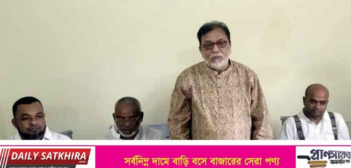 সাতক্ষীরা জেলা পরিষদের প্রশাসক নজরুল ইসলামের নির্বাচনী মতবিনিময়