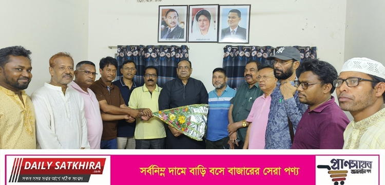 সাতক্ষীরা জেলা বিএনপির আহবায়ক ও সদস্য সচিবের সাথে প্রেসক্লাব নেতৃবৃন্দের সাক্ষাত