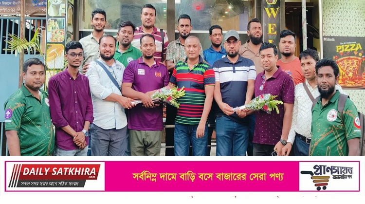 জেলা রোভার স্কাউটসের সহকারী কমিশনার নাজমুল ও মামুনকে সংবর্ধনা