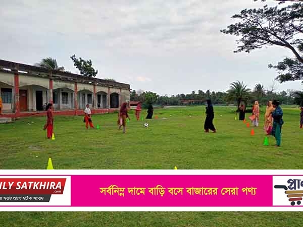 খেলাধুলার মাধ্যমে জলবায়ু পরিবর্তন মোকাবেলায় সচেতনতা গড়ছে ব্রহ্মরাজপুরের শিশুরা