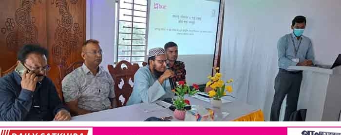 সাতক্ষীরায় জলবায়ু পরিবর্তন ও স্বাস্থ্য প্রকল্প ব্র্যাকের উদ্যোগে জনসচেতনতা সভা