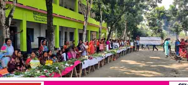 শ্যামনগরে আজাবা শাকের মেলা ও রান্না প্রতিযোগিতা