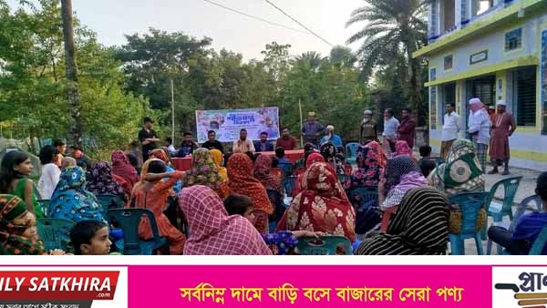 আশাশুনি বকচরে মানবতার আলোর শীতবস্ত্র বিতরণ