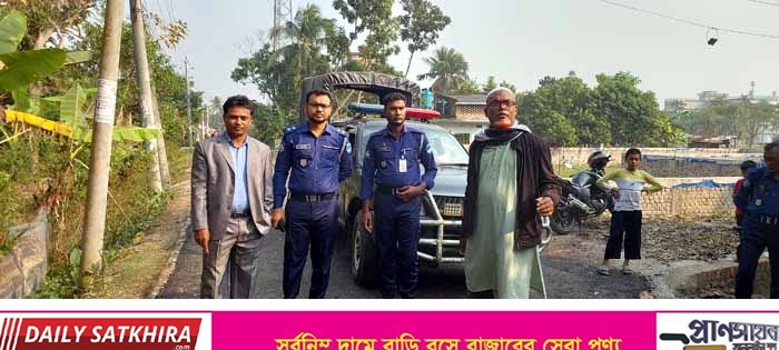 সাতক্ষীরায় উন্নয়ন কাজে নিরব চাঁদাবাজী: পুলিশ পাহারায় কাজ শেষ করলো ঠিকাদার