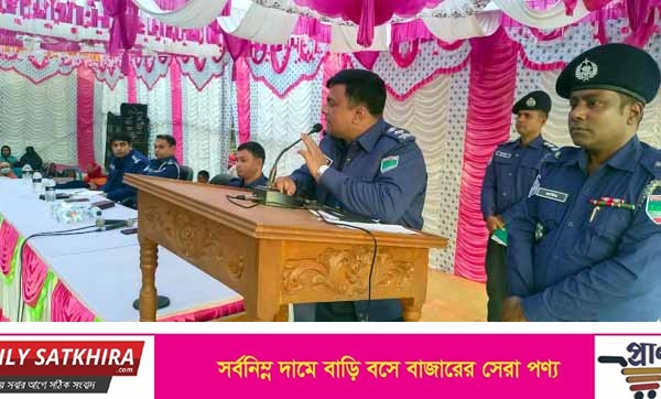 দেবহাটায় সাতক্ষীরা পুলিশ সুপারের মতবিনিময়