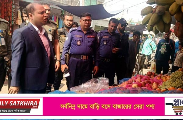 দেবহাটায় ইউএনওর ভ্রাম্যমান আদালতে ব্যবসায়ীর জরিমানা