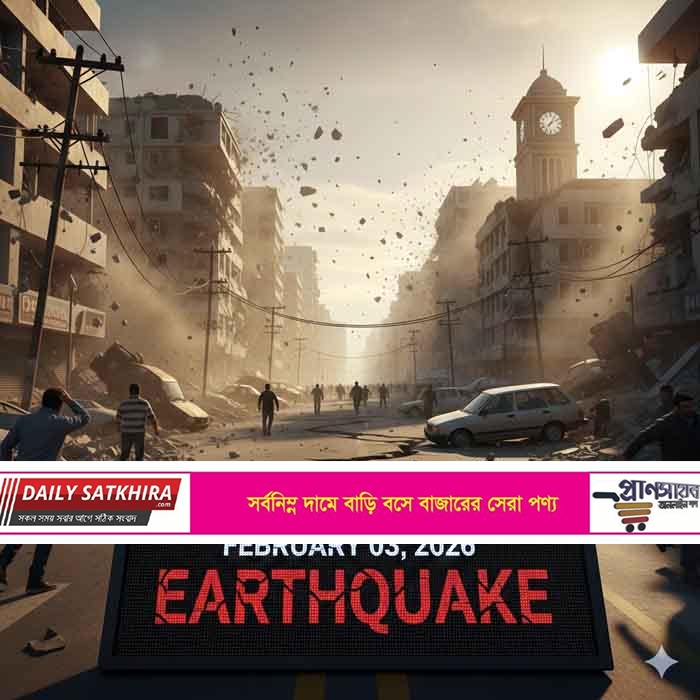 ভূমিকম্পনে কাপল সাতক্ষীরা