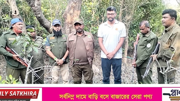 সুন্দরবনে টহল চলাকালে ডাকাত সন্দেহে গুলিবর্ষণ-অস্ত্র উদ্ধার