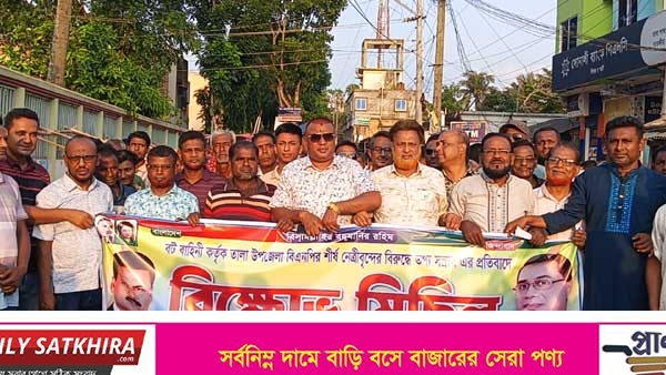 সামাজিক যোগাযোগমাধ্যমে অপপ্রচারের প্রতিবাদে তালায় বিএনপির সংবাদ সম্মেলন ও বিক্ষোভ  