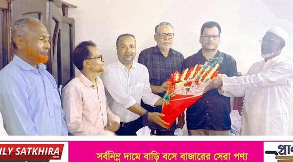 জেলা পরিষদের প্রশাসক কে সারসা বাহারুল উলুম দাখিল মাদ্রাসার শুভেচ্ছা